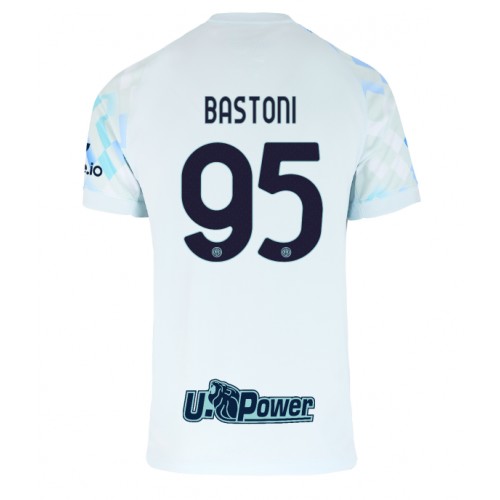 Inter Milan Alessandro Bastoni #95 Segunda Equipación 2025-26 Manga Corta